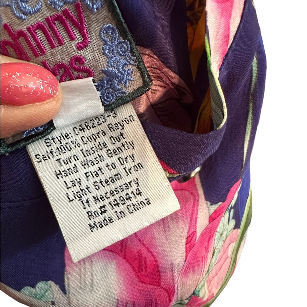 NWOT Johnny Was Reversible Floral Jacket - Size L - Picture 12 of 12